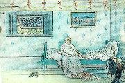 Carl Larsson kukuliku, klockan ar sju china oil painting artist